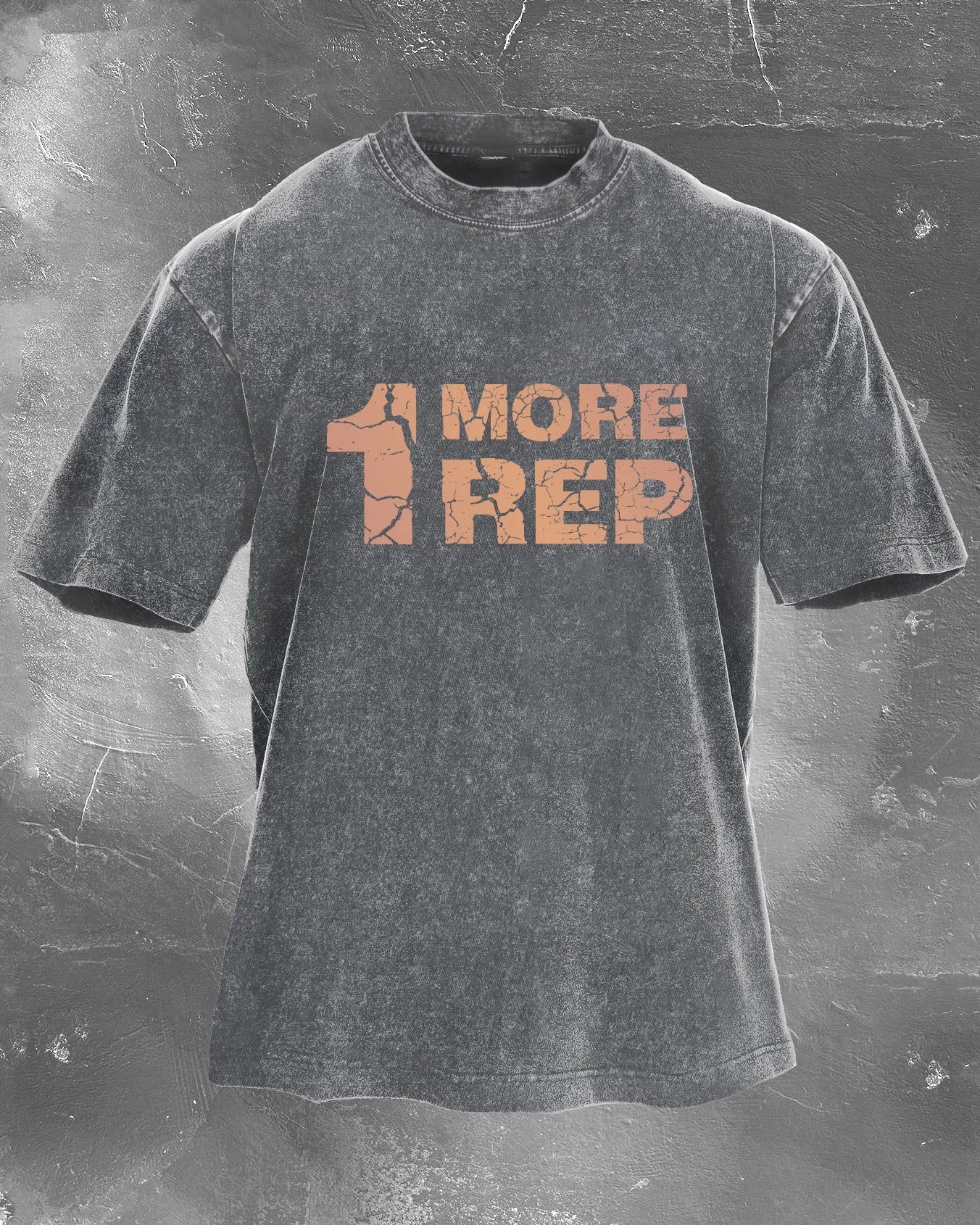 1 MORE REP: Vintage-Style T-Shirt für Fitness-Enthusiasten