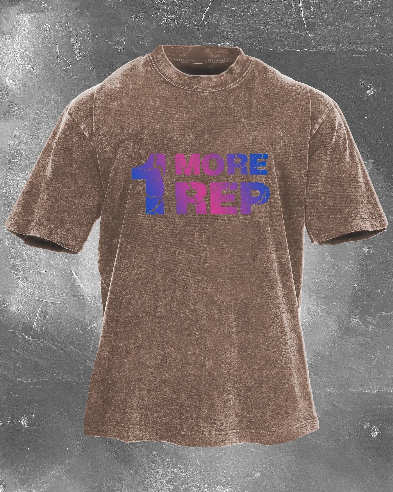 1 MORE REP: Vintage-Style T-Shirt für Fitness-Enthusiasten
