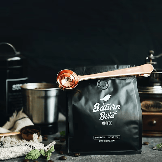 Eleganter 2-in-1 Kaffeelöffel mit Versiegelungsfunktion