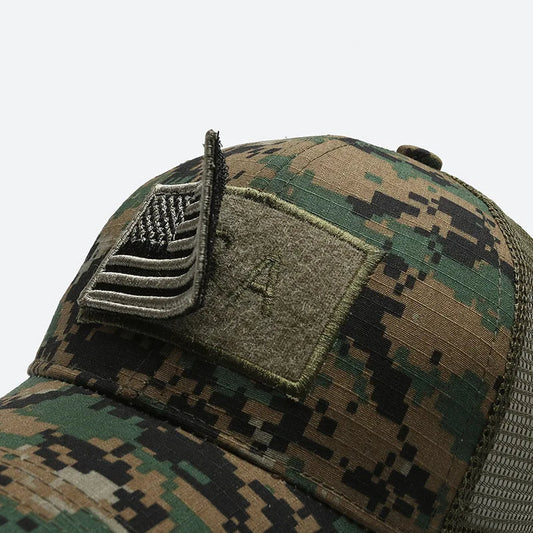 Patriotisches Camouflage-Patch Cap