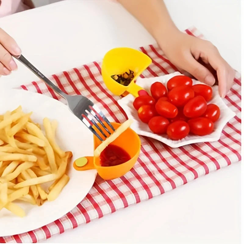 „Elegantes 4-teiliges Dip-Schalen-Set aus langlebigem PP – Ideal für Snacks und Saucen im Freien“