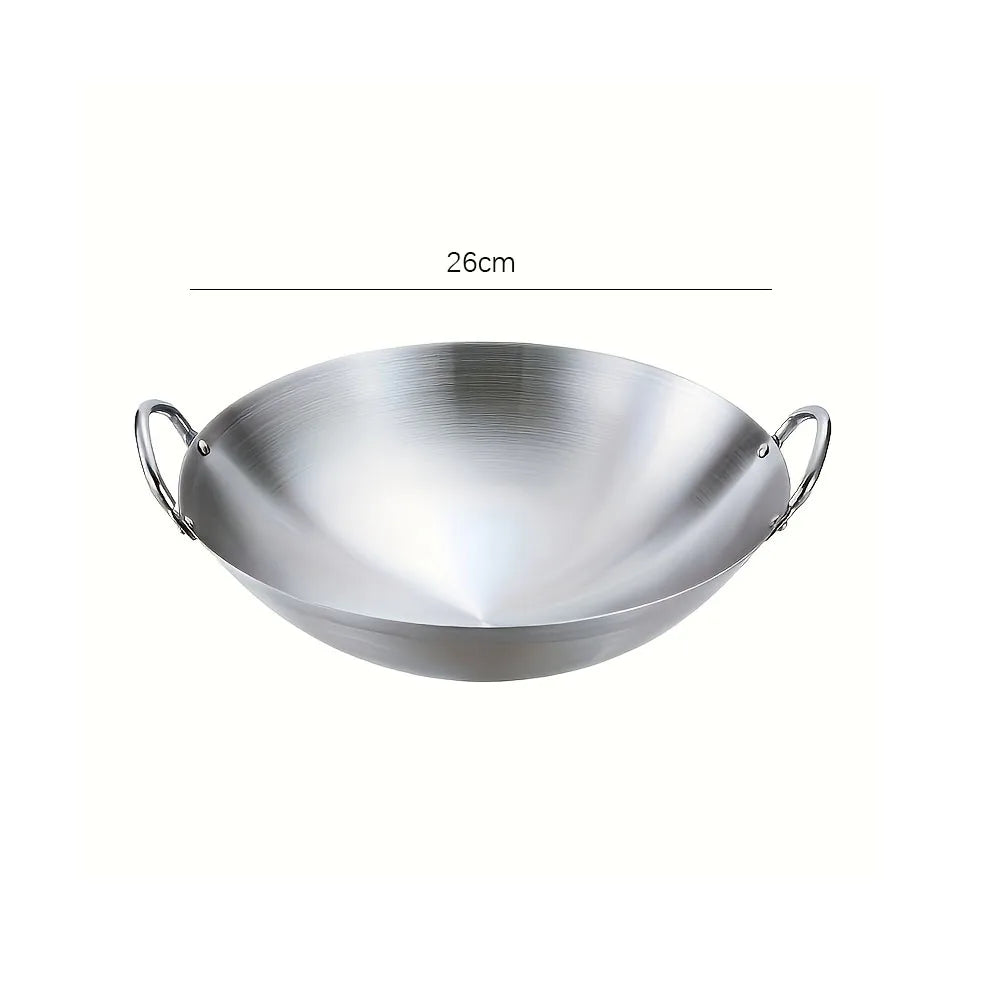 🌟 Atheltichub Edelstahl Wok – Antihaft, Rostfrei & Langlebig! 🍳✨