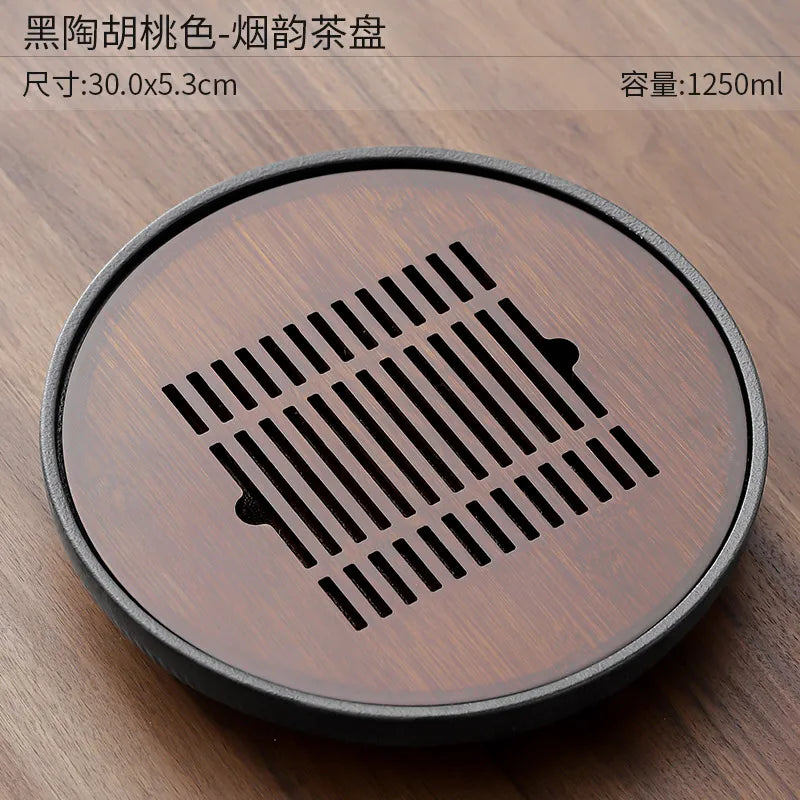 Kristall-Bambus Tee- und Serviertablett – Eleganz für Küche und Esszimmer