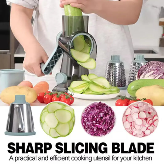 Atheltichub: Multifunktionaler Gemüse- & Obstschneider mit Rollen