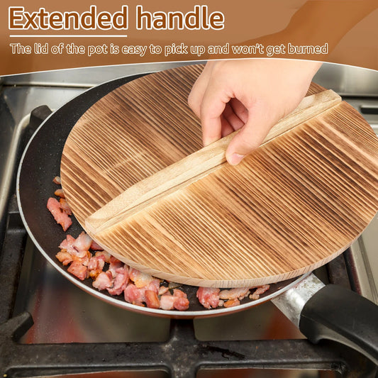 Atheltichub Holz-Wokdeckel – Langlebig, Stilvoll & Perfekte Dampfdichtung! 🍲✨