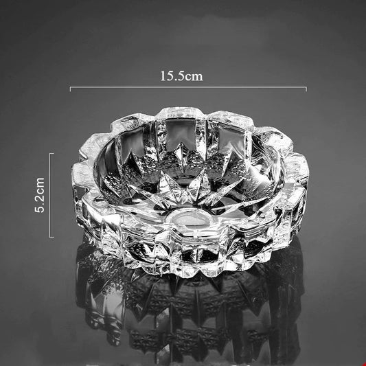 Eleganter Kristallglas-Aschenbecher