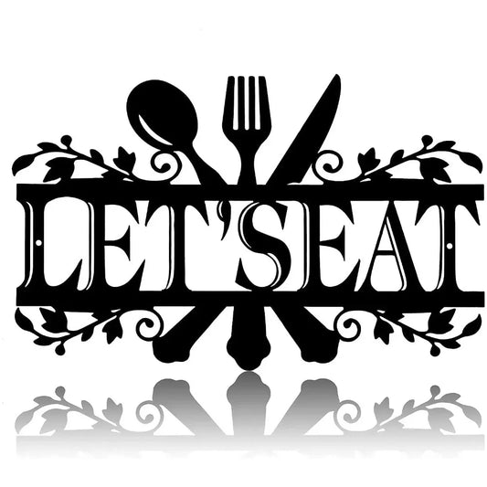 Atheltichub Metall-Wandschild für die Küche – Trendiges Bauernhaus-Dekor 🍳🏡