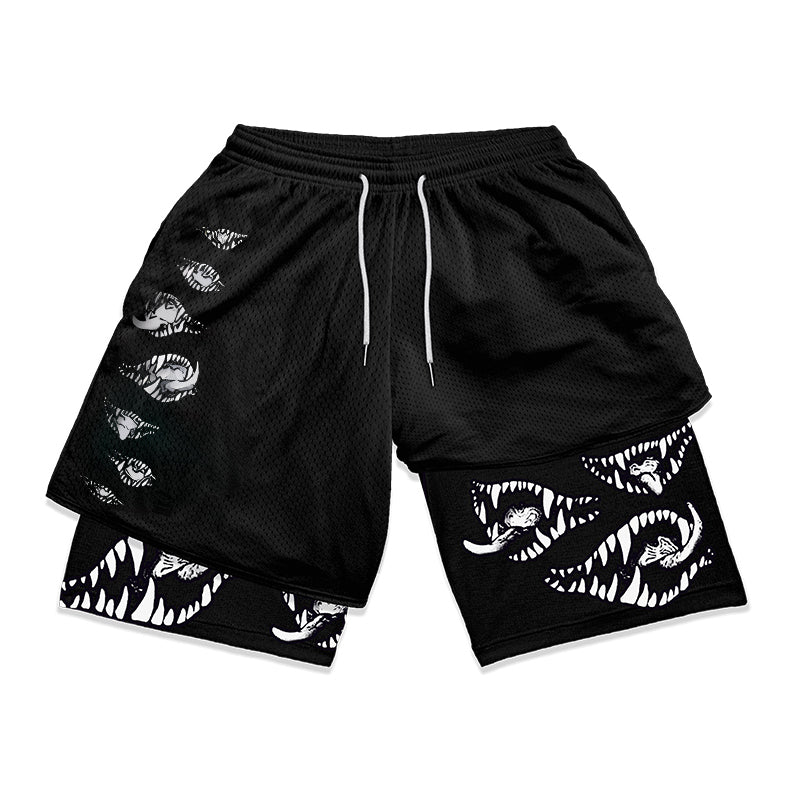 Atheltichub Anime Berserk 2-in-1 Gym Shorts