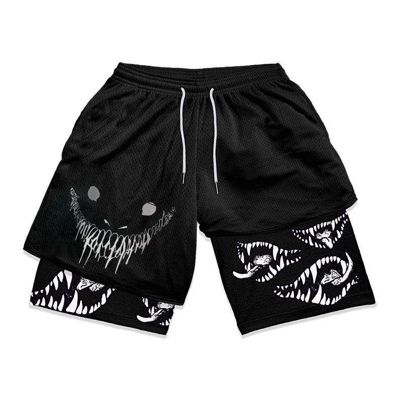 Atheltichub Anime Berserk 2-in-1 Gym Shorts