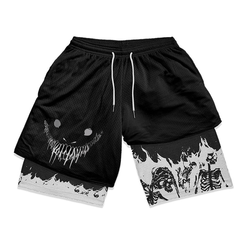 Atheltichub Anime Berserk 2-in-1 Gym Shorts