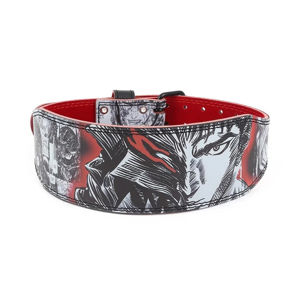 Anime Power: Trendiger Gewichthebergürtel für Fitness-Fans