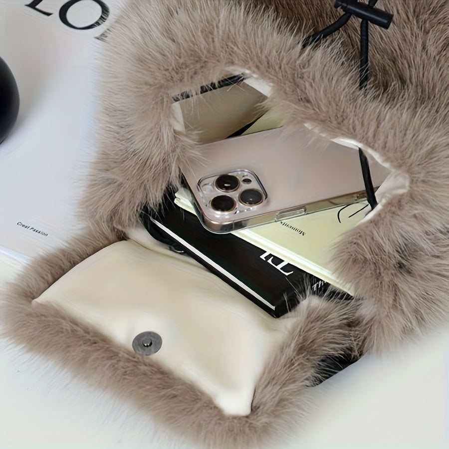 Plüsch-Theorie: Edler Kunstfell-Rucksack