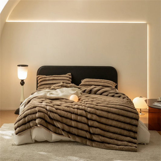 Bellagio Luxus-Kunstfell-Decke