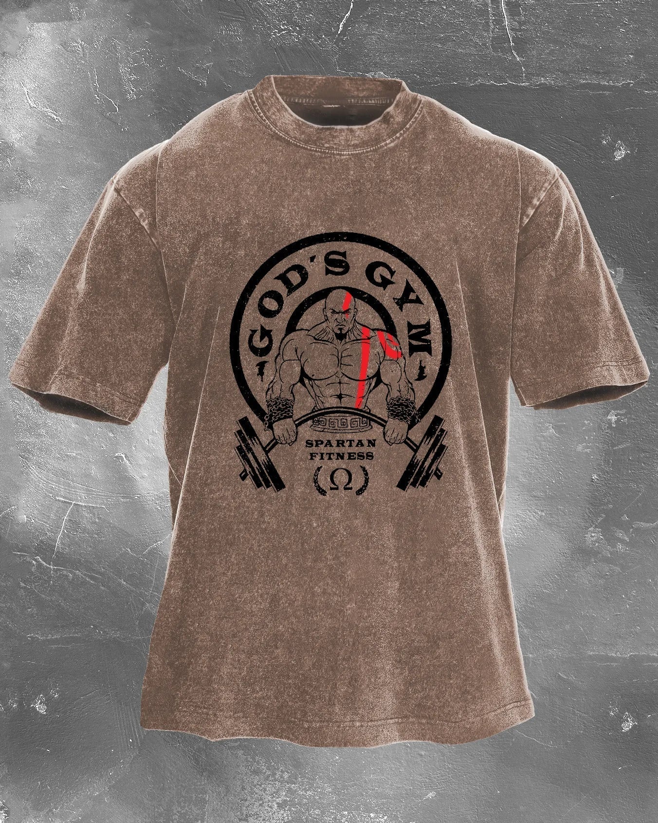 GOD'S GYM Herren Vintage T-Shirt