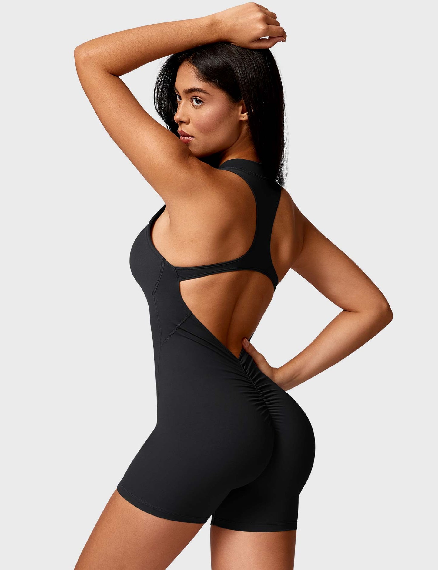 Ironfit Emma Backless Zipper Jumpsuit