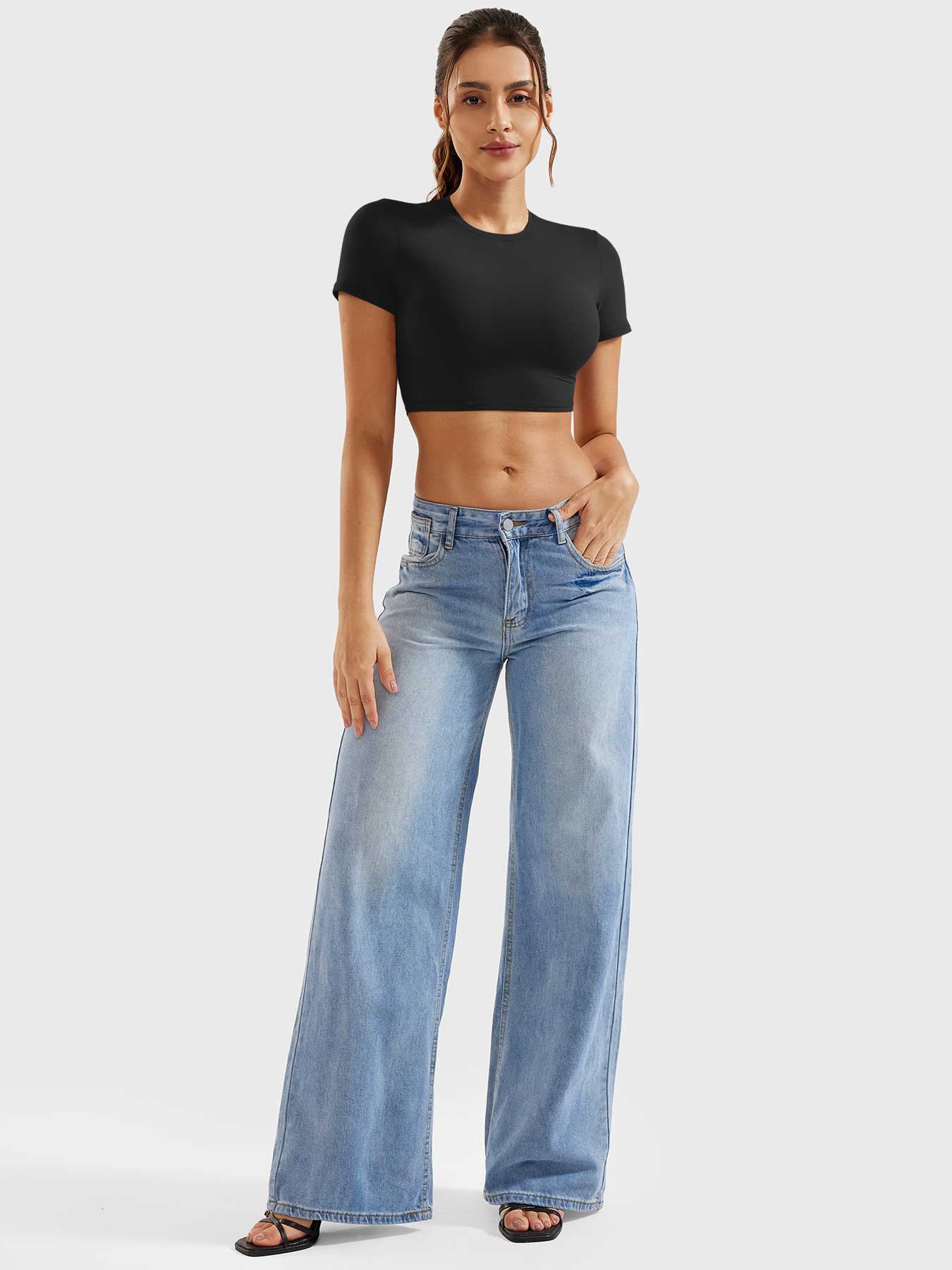 Ironfit Short Sleeve Crop Top