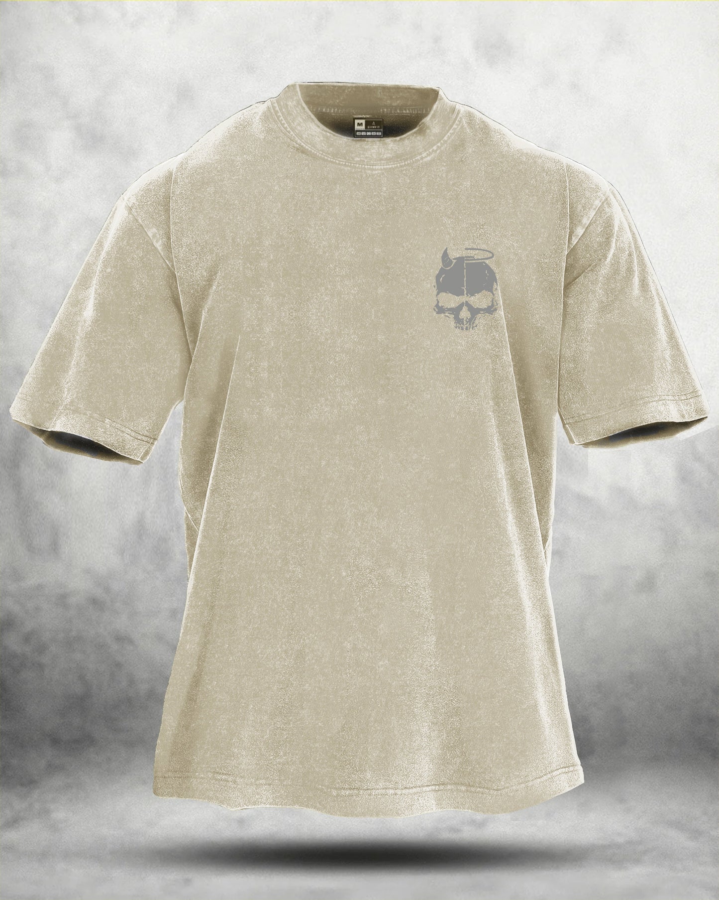SKUL WING: Vintage-Style T-Shirt mit Flair