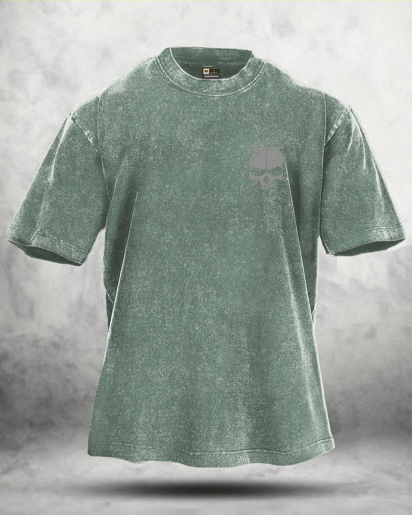 SKUL WING: Vintage-Style T-Shirt mit Flair