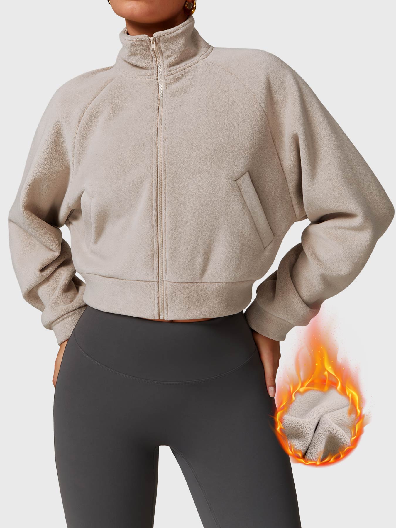 Ironfit Valentine: Trendige Polar Fleece Jacke für kalte Tage