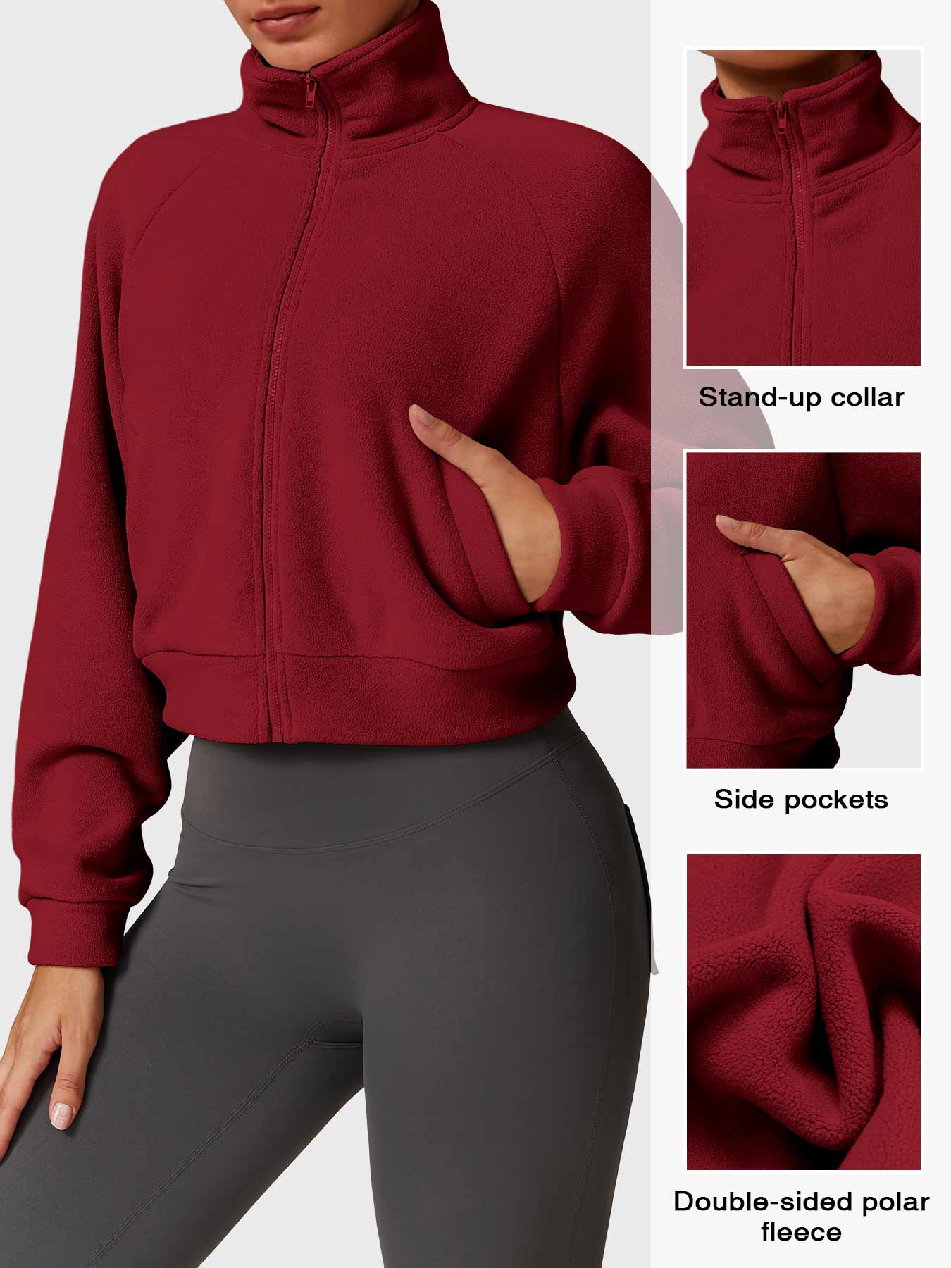 Ironfit Valentine: Trendige Polar Fleece Jacke für kalte Tage