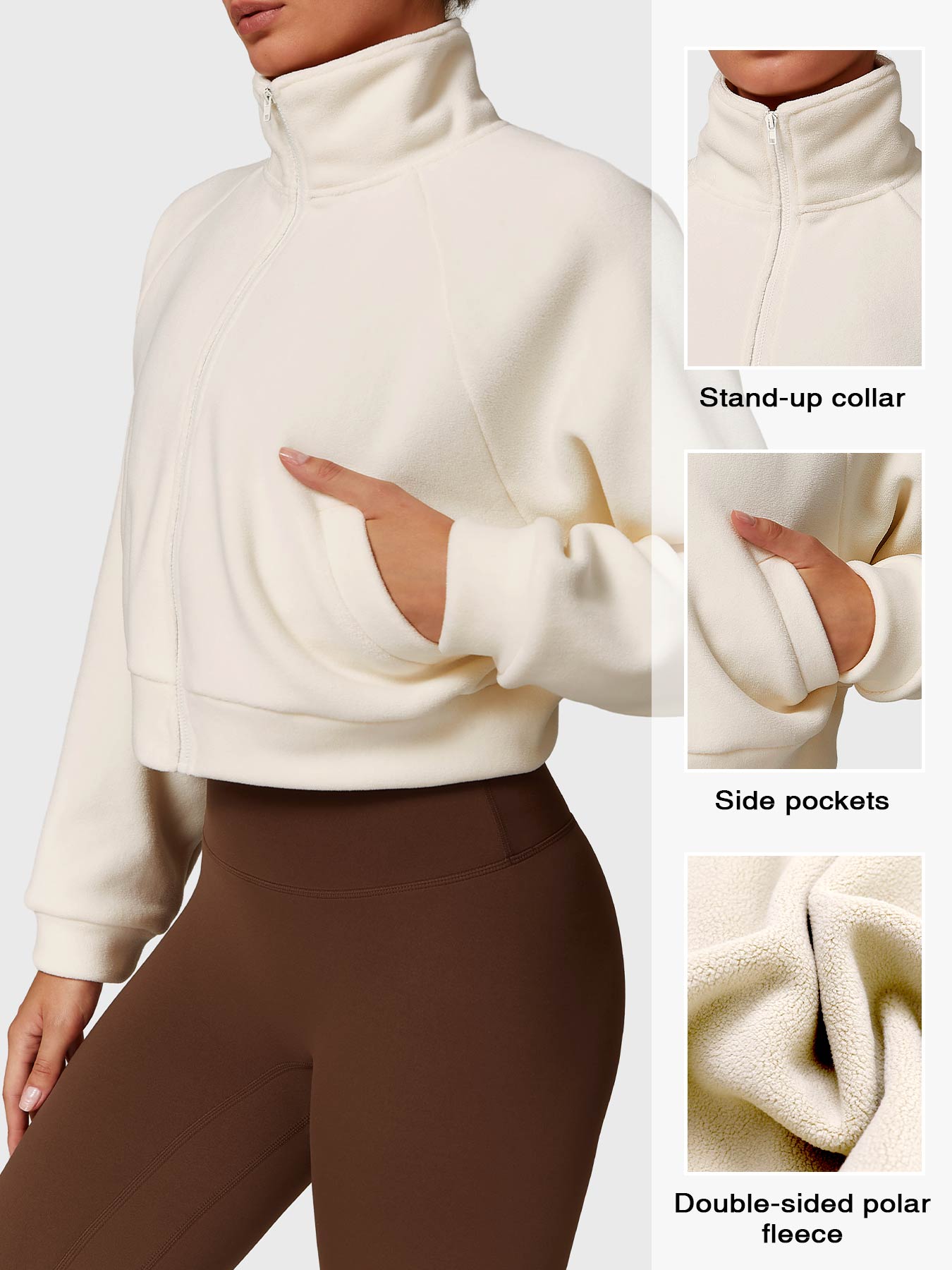 Ironfit Valentine: Trendige Polar Fleece Jacke für kalte Tage