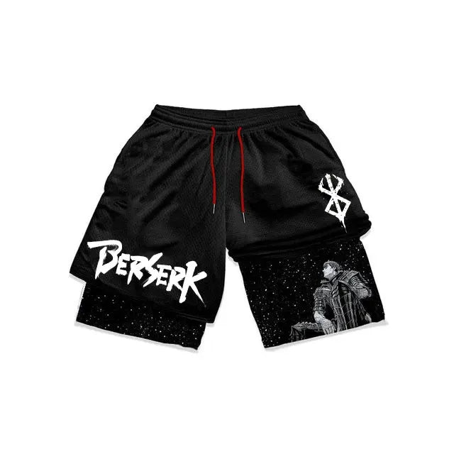 Atheltichub Anime Berserk Mesh Gym Shorts