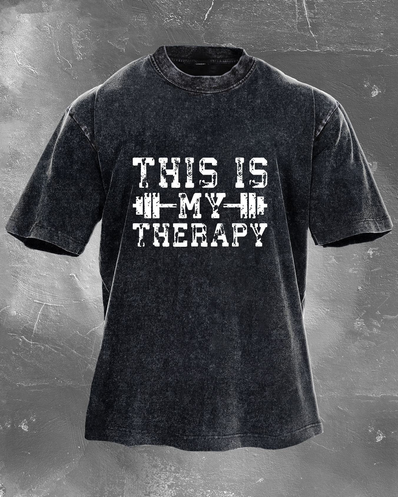 „Therapie für die Seele: Gewaschenes T-Shirt“