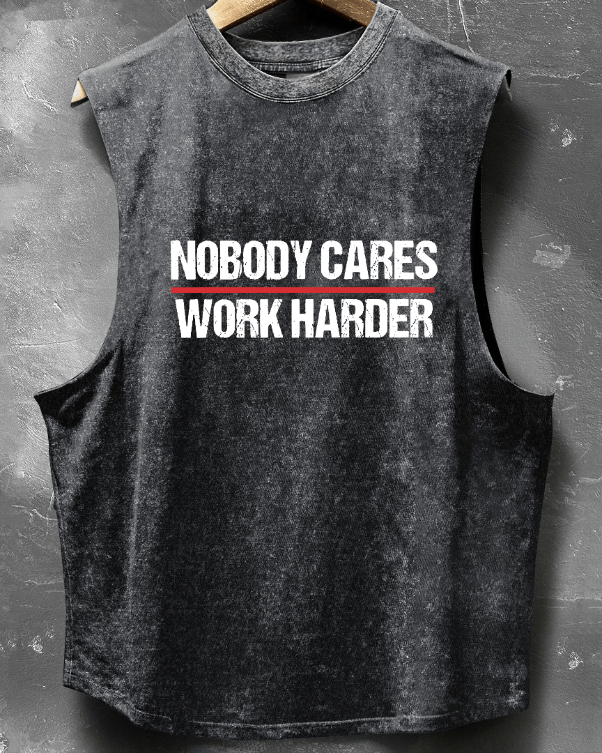 Nobody Cares – Gib Alles! Ärmelloses Tanktop von AthleticHub