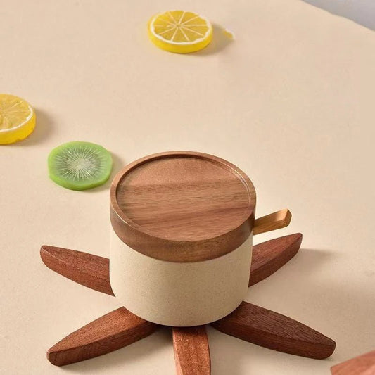 Naturverbundener Eleganz: Der Baum-Hochwertuntersetzer