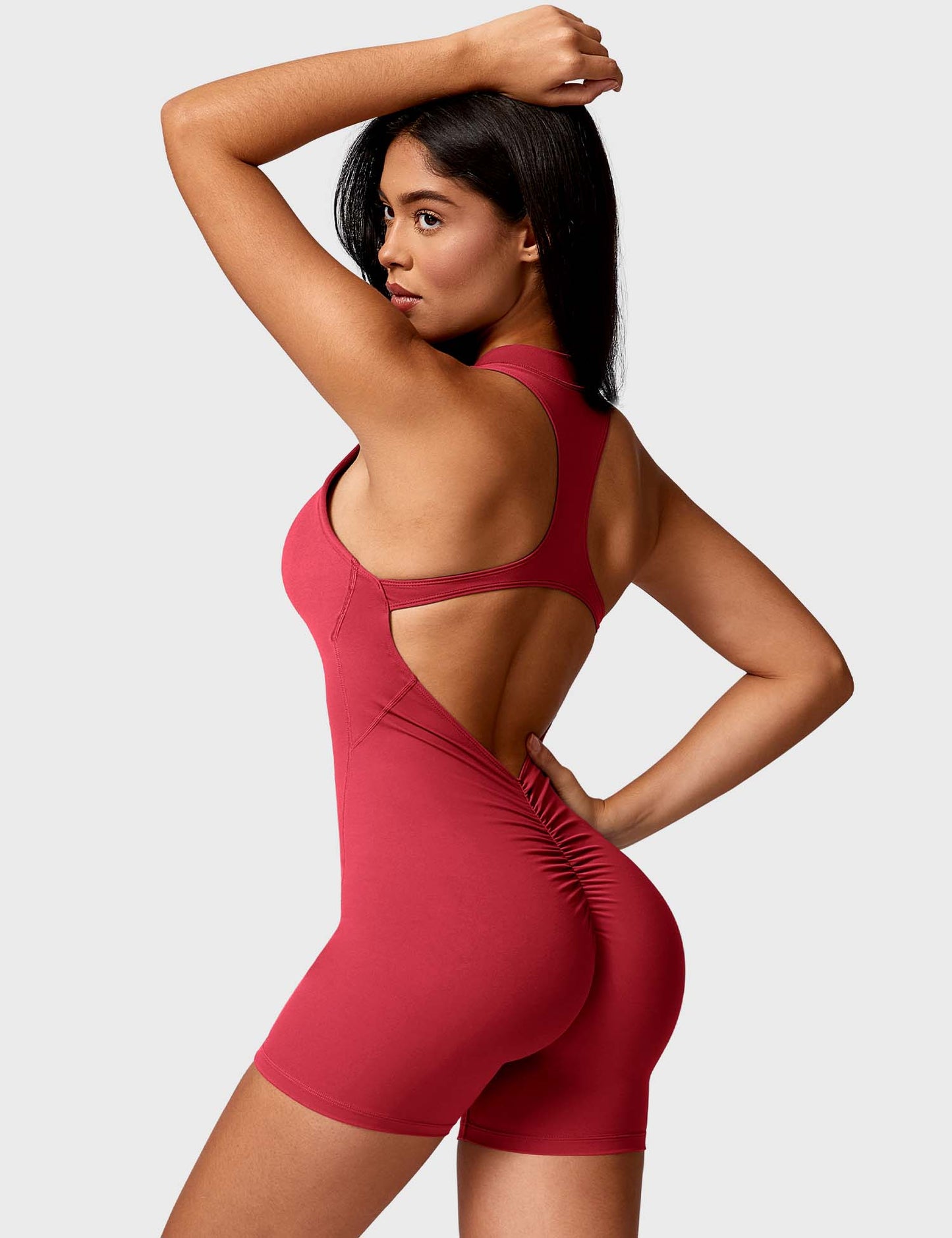 Ironfit Emma Backless Zipper Jumpsuit