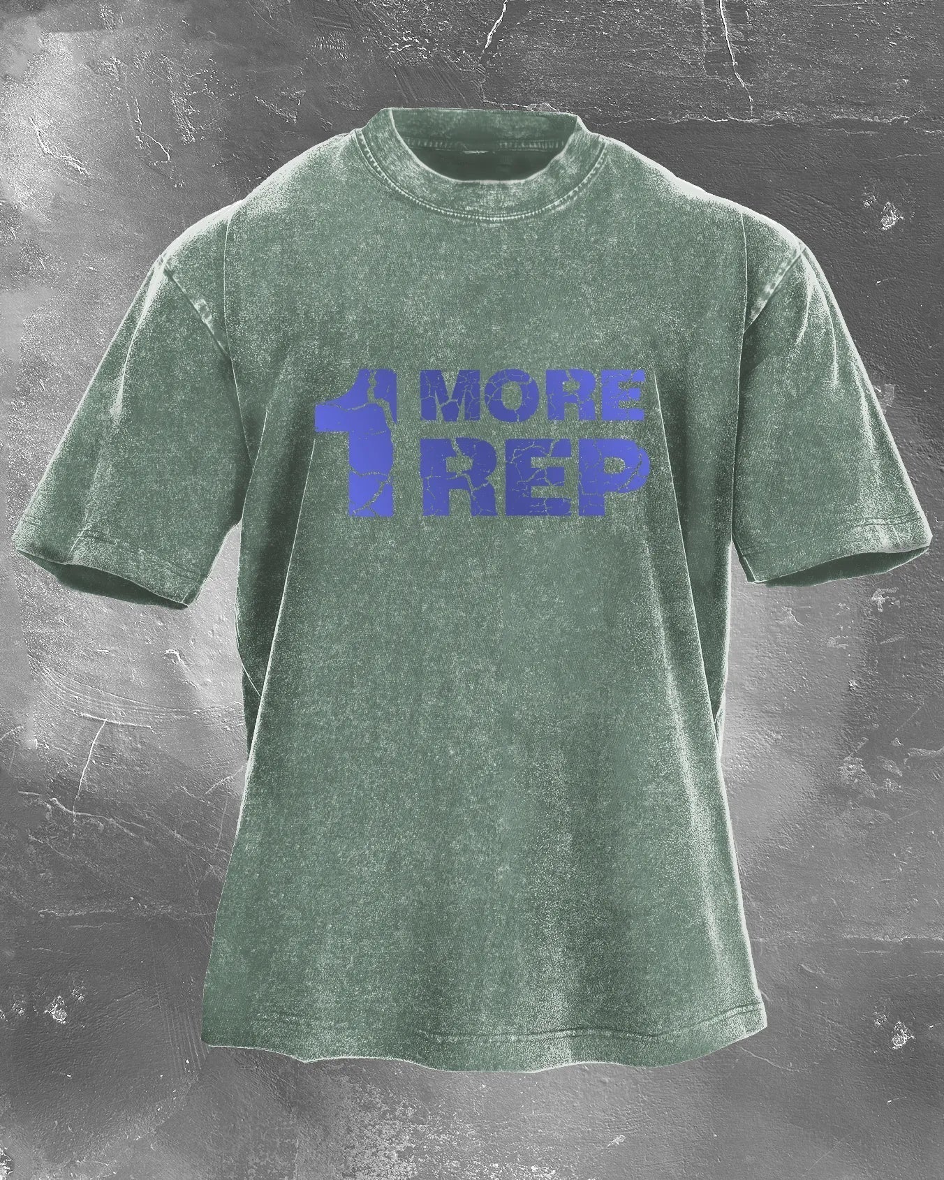 1 MORE REP: Vintage-Style T-Shirt für Fitness-Enthusiasten