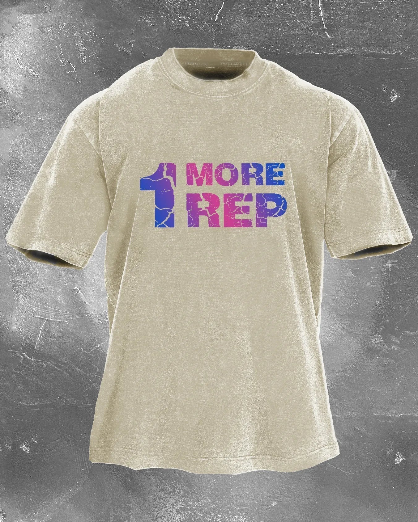 1 MORE REP: Vintage-Style T-Shirt für Fitness-Enthusiasten
