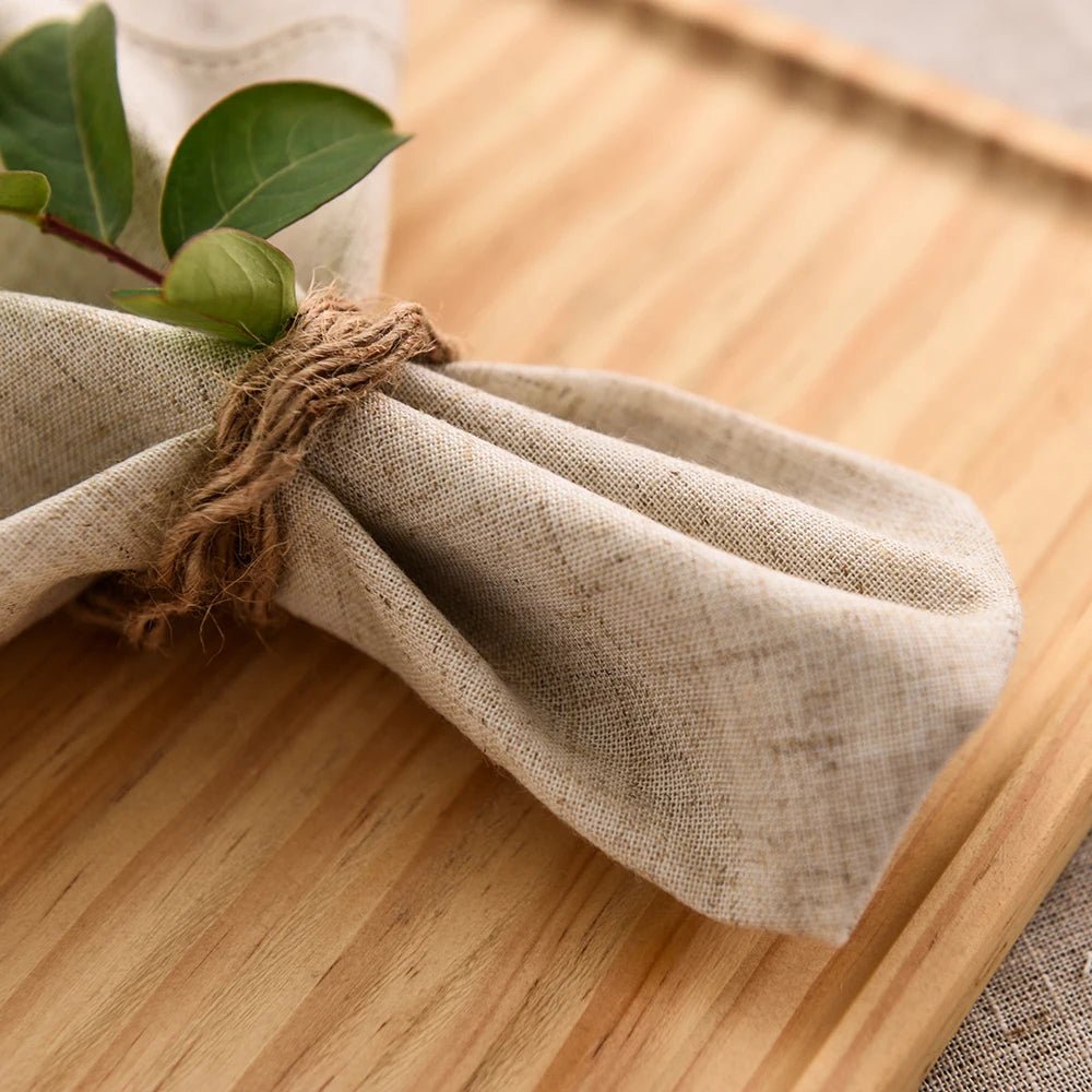 Elegantes 12-teiliges Servietten-Set für stilvolle Anlässe