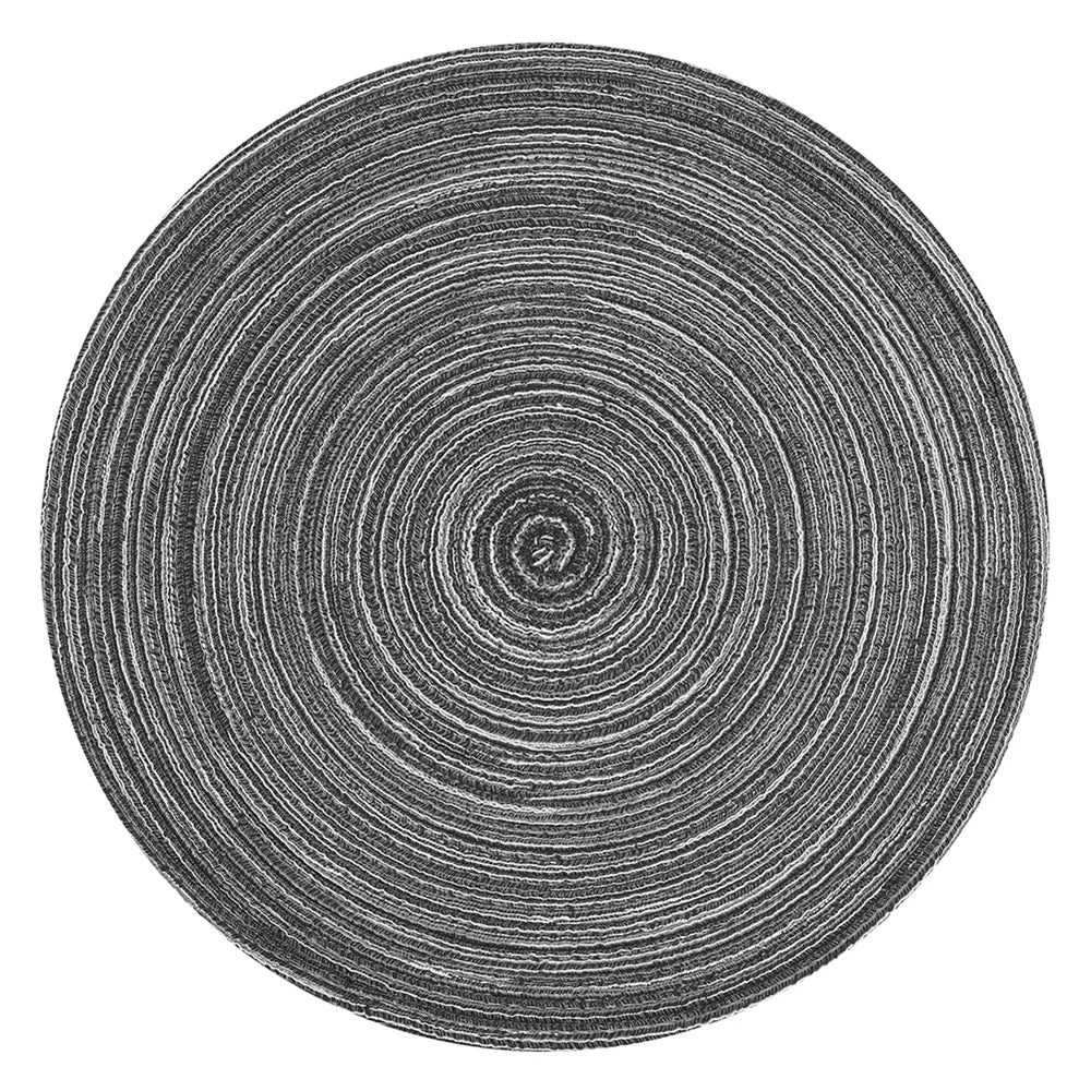 Elegantes 12-teiliges Runduntersetzer-Set aus hochwertigem Material