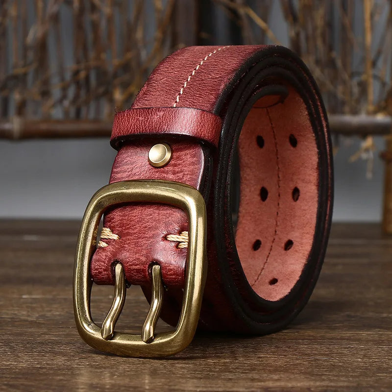 Ascot Gürtel aus feinstem Vollnarbenleder