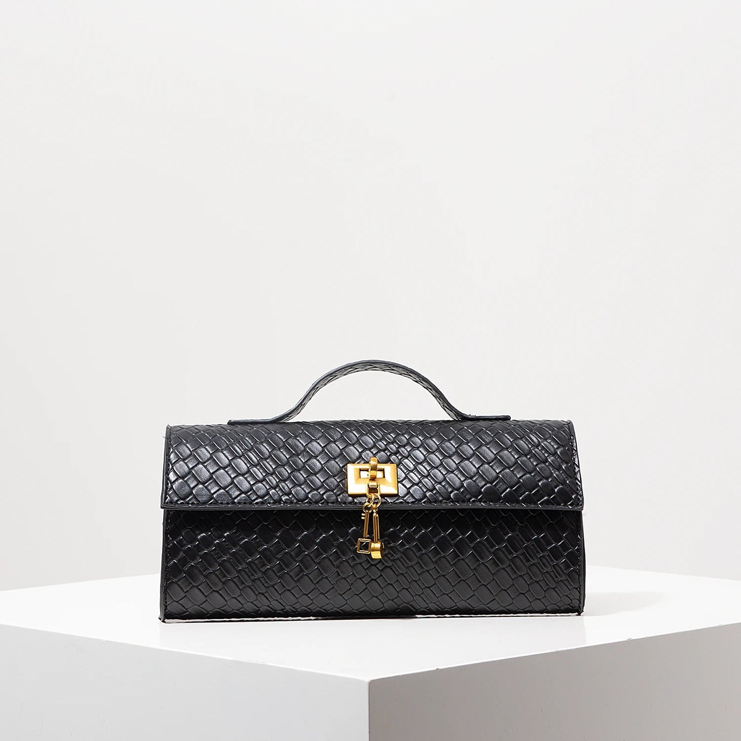 Venezia Gewebte Baguette-Clutch