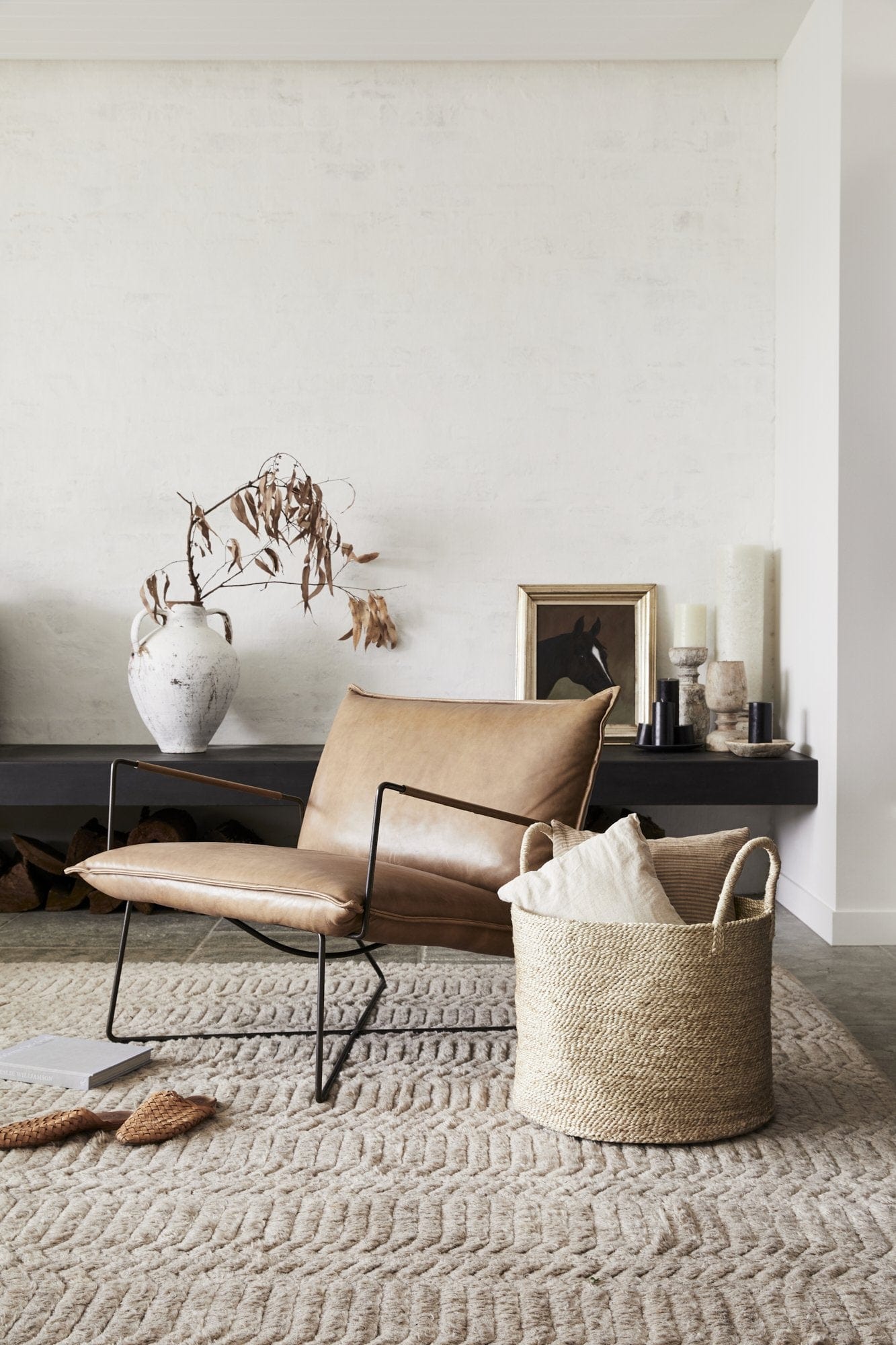 Eleganter Jutekorb in Rundform – Natur pur