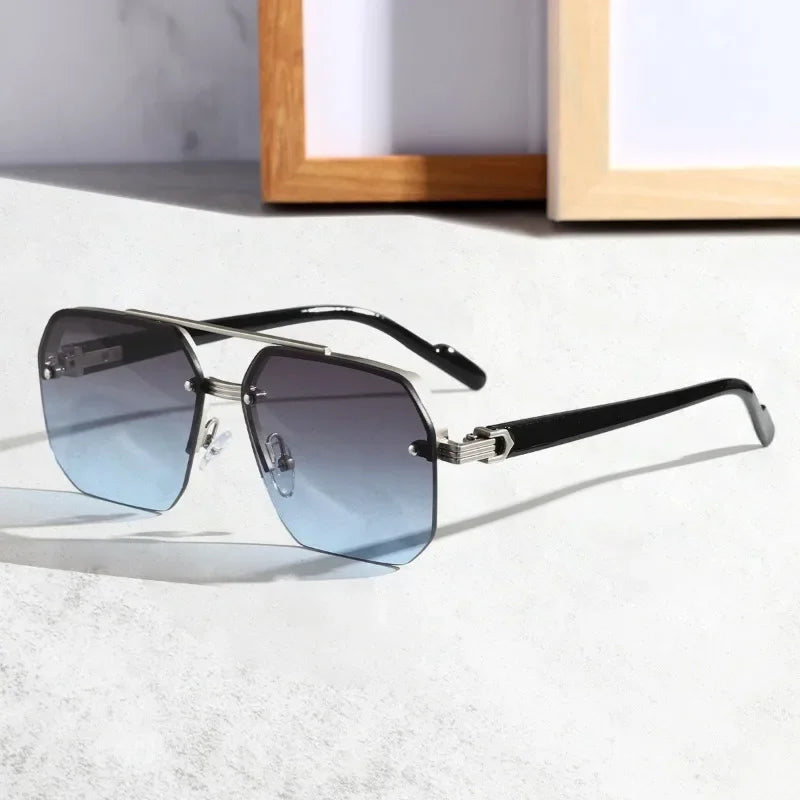 Aether Geometrische Sonnenbrille: Zeitlose Eleganz trifft modernes Design