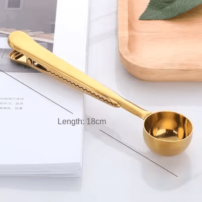 Eleganter 2-in-1 Kaffeelöffel mit Versiegelungsfunktion