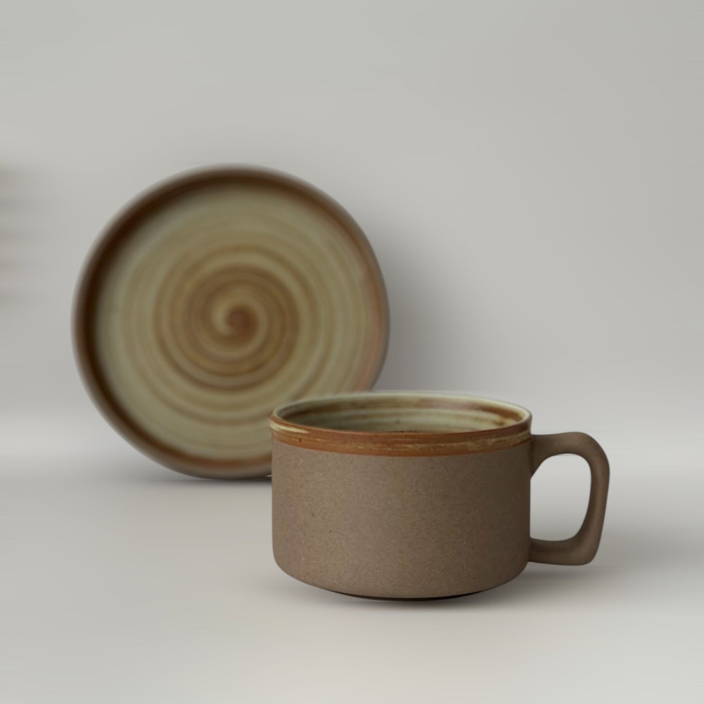 Rustikale Sandtasse – Eleganz in der Einfachheit