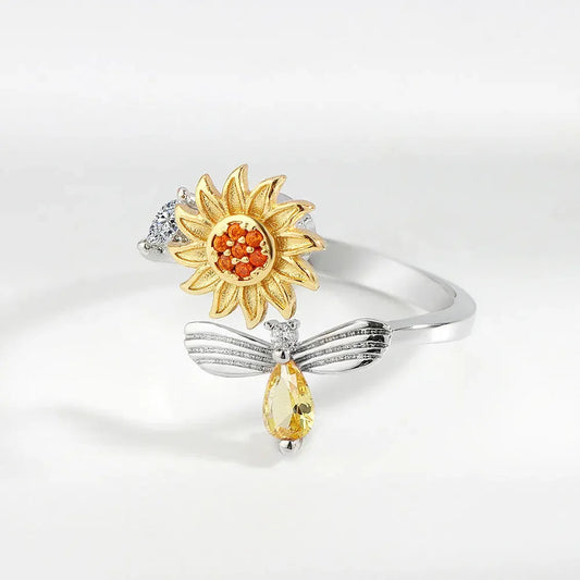 Bloom & Bee Zirkonring – Eleganz in Vollendung