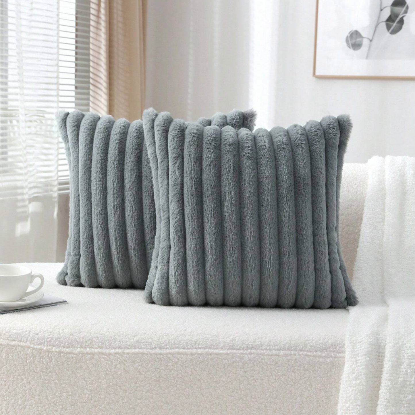 Elegantes Loft Dekokissenbezug Set