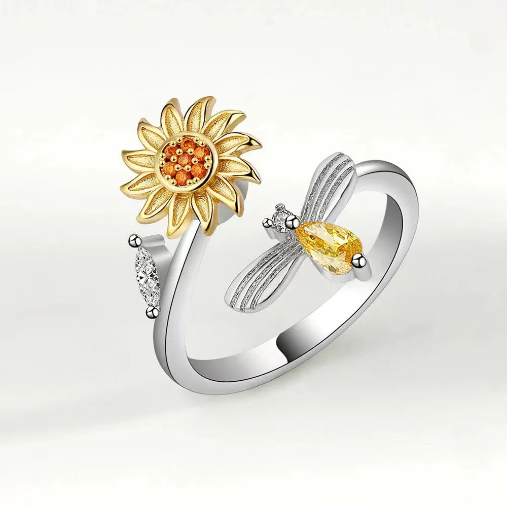 Bloom & Bee Zirkonring – Eleganz in Vollendung