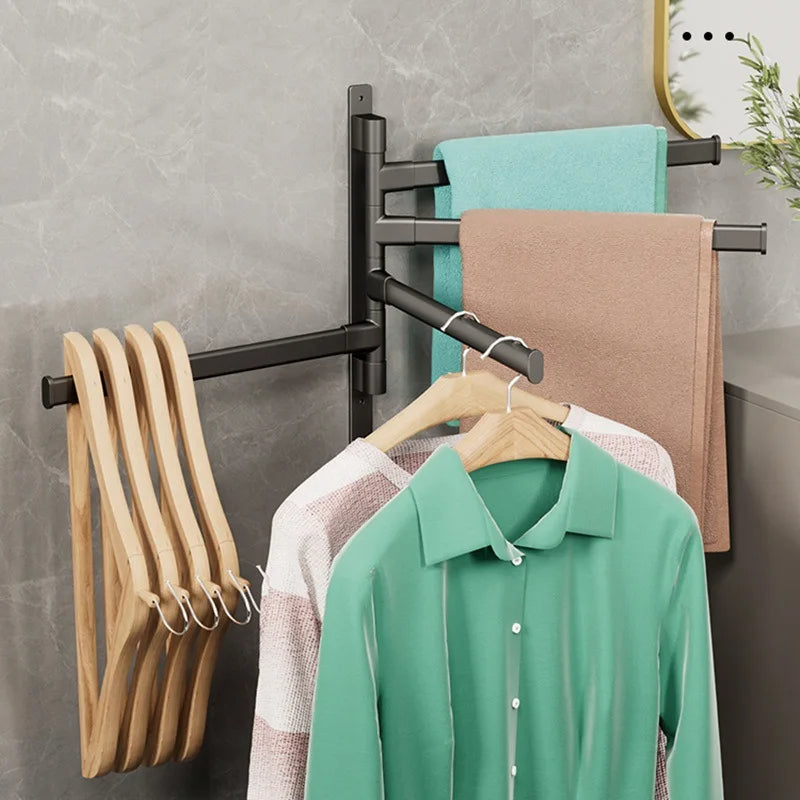 Eleganter Dreharm-Handtuchhalter für zeitgemäße Bäder