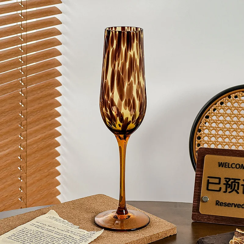 Vintique Leopard Champagnerflöten - Eleganz trifft Exklusivität