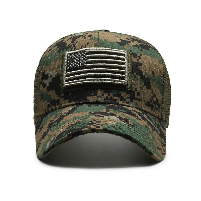 Patriotisches Camouflage-Patch Cap
