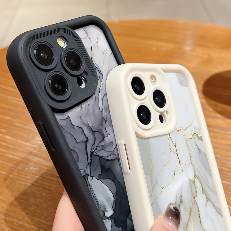 Elysian Marmor iPhone-Hülle: Eleganz trifft Innovation