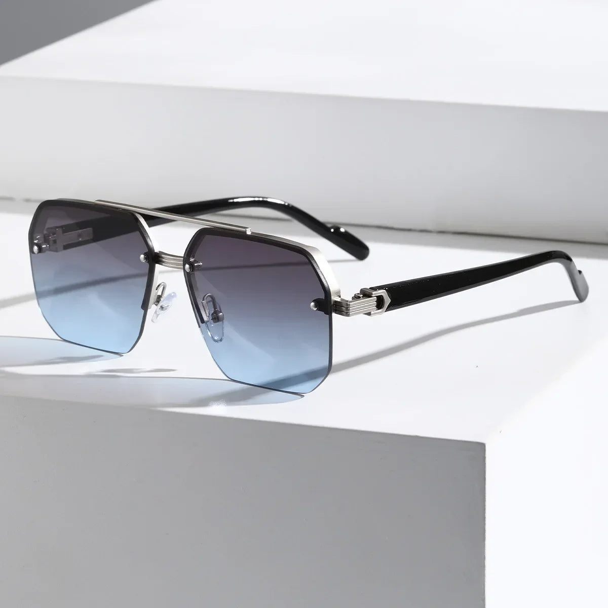 Aether Geometrische Sonnenbrille: Zeitlose Eleganz trifft modernes Design