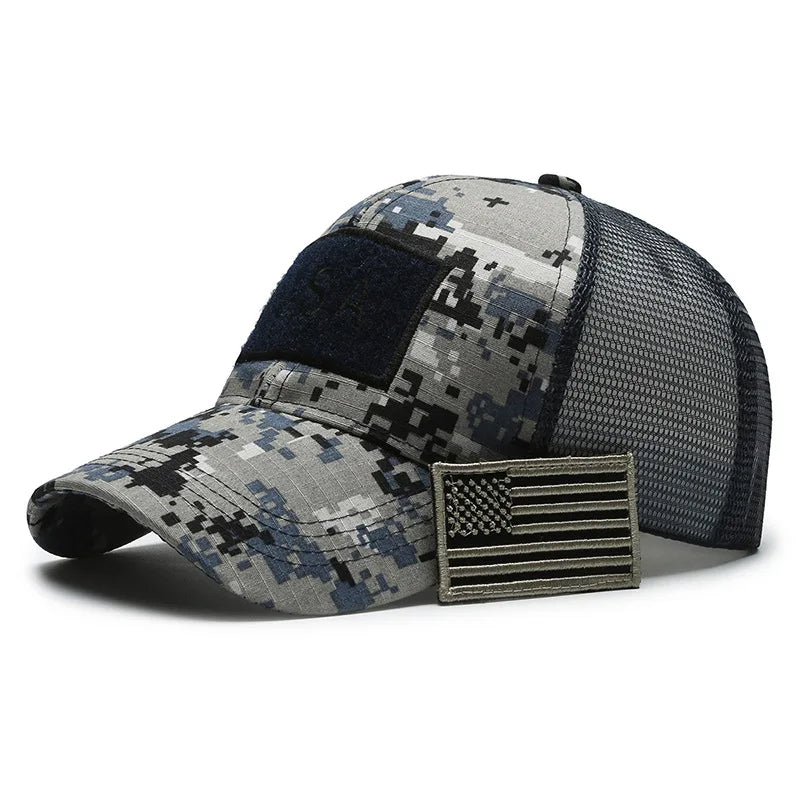 Patriotisches Camouflage-Patch Cap