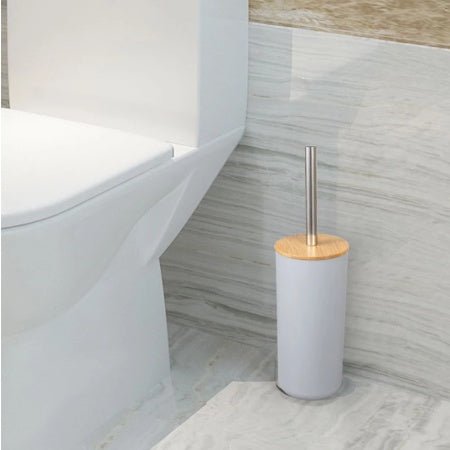 Elegantes 6-teiliges Badezimmer-Accessoires-Set aus Bambus